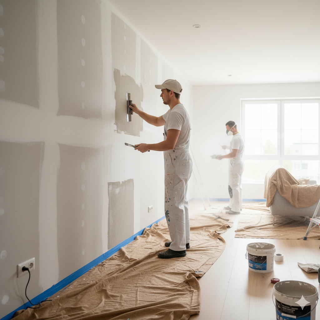 Wall Preparation & Surface Finishing